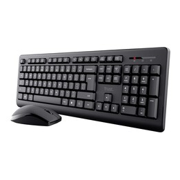 Trust Primo Tastiera Mouse Incluso RF Wireless QWERTY Inglese USA Nero