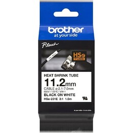 Brother HSE231E tube thermorétractable blanc 11,2 mm x 1,5 m