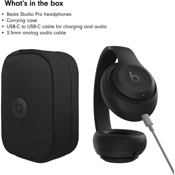 Beats Studio Pro con microfono Negro