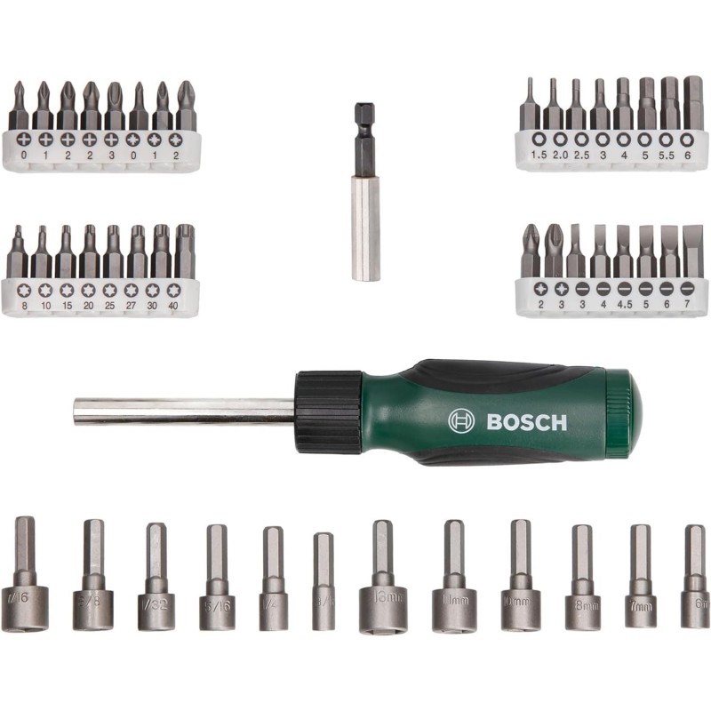 Conjunto de bits de chave de fenda Bosch 46 peças 