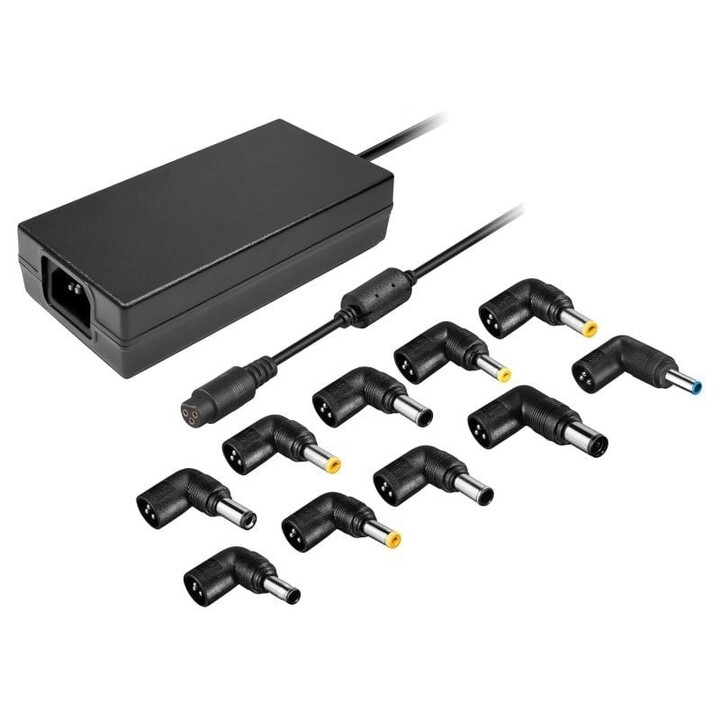 Leotec Notebook-Laptop-Ladegerät/ 120 W/ automatisch/ 10 Anschlüsse/ Spannung 12–20 V