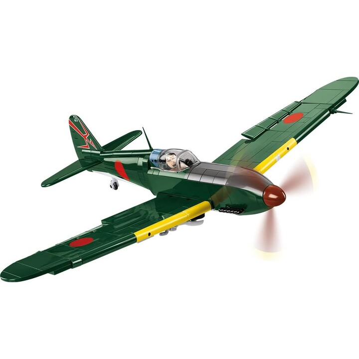 COBI 5740 Colección histórica Segunda Guerra Mundial Kawasaki KI-61-I Hein Fighter Aircraft (Tony) 324 almohadillas