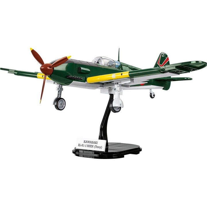 COBI 5740 Colección histórica Segunda Guerra Mundial Kawasaki KI-61-I Hein Fighter Aircraft (Tony) 324 almohadillas