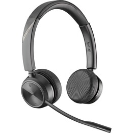 POLY Savi 7220 Office binaural DECT 1880-1900 MHz Wireless Headset Headband Office Black