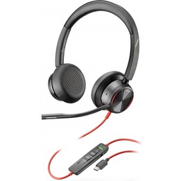 POLY Blackwire 8225 Casque stéréo USB-C +Adaptateur USB-C/A
