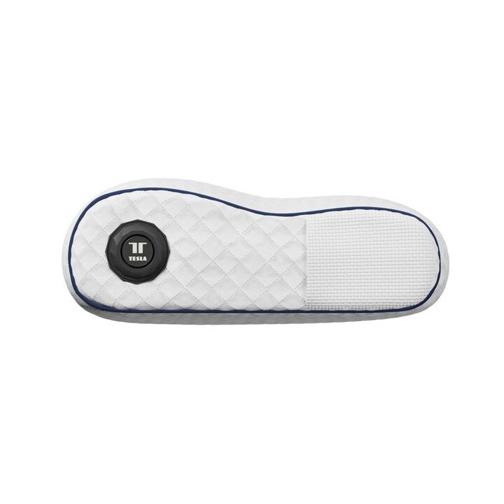 Tesla TSL-HC-HL60, Cojín Eléctrico Inteligente Smart Heating Pillow con Control de Calor y Tejido Suave, Blanco
