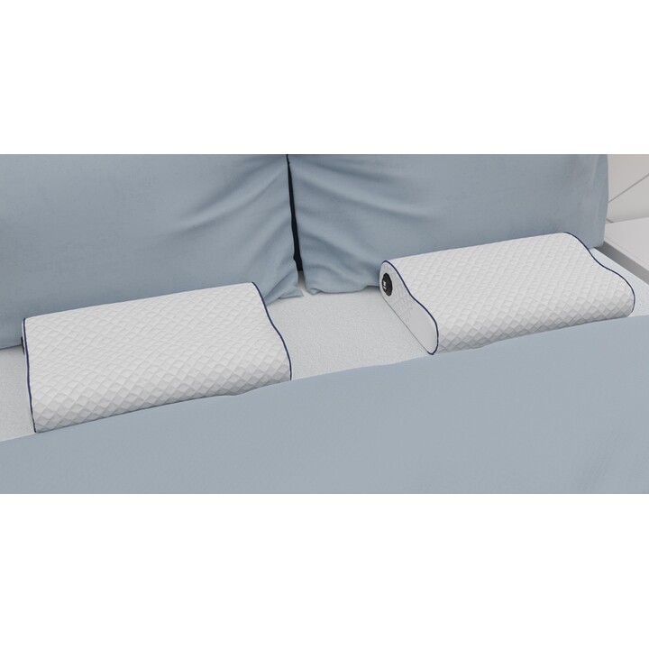 Tesla TSL-HC-HL60, Cojín Eléctrico Inteligente Smart Heating Pillow con Control de Calor y Tejido Suave, Blanco