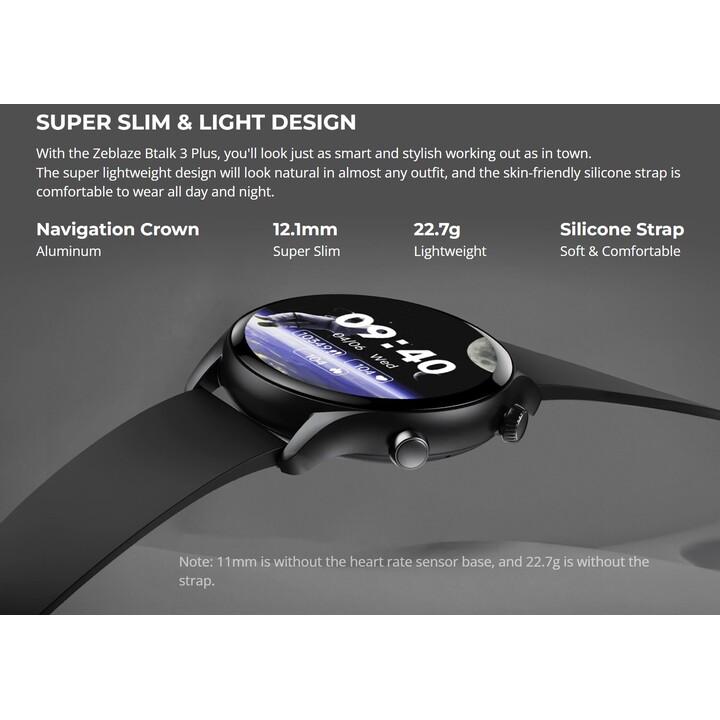 Zeblaze Btalk 3 Plus Nero