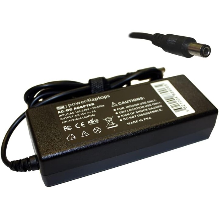 Alimentador portatil toshiba 75w 15v