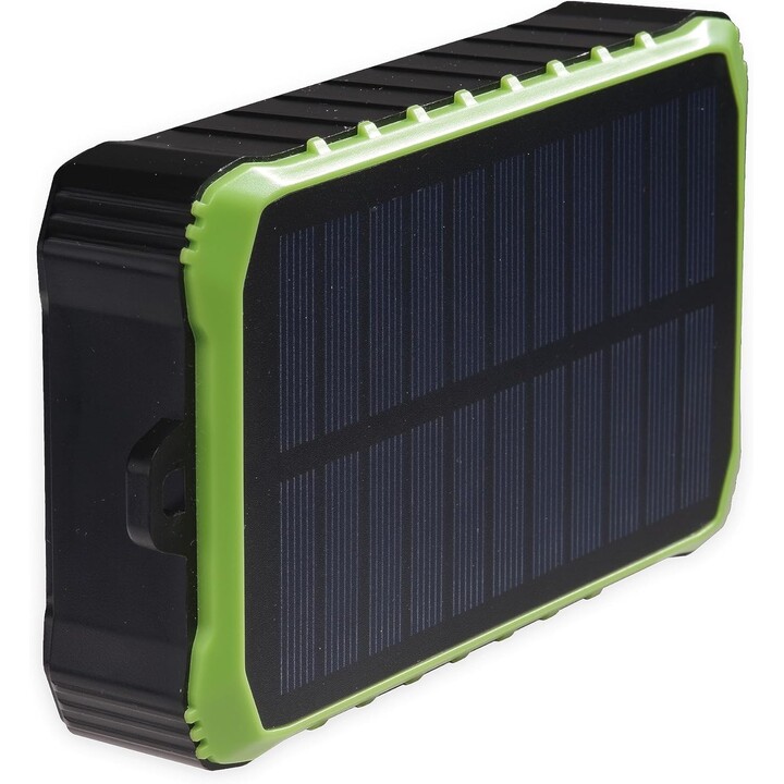 Banco de energia solar Denver PSO-10012 10000mAh com alça dínamo
