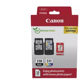 Canon 2970B017 ink cartridge 2 pc(s) Original Black, Cyan, Magenta, Yellow