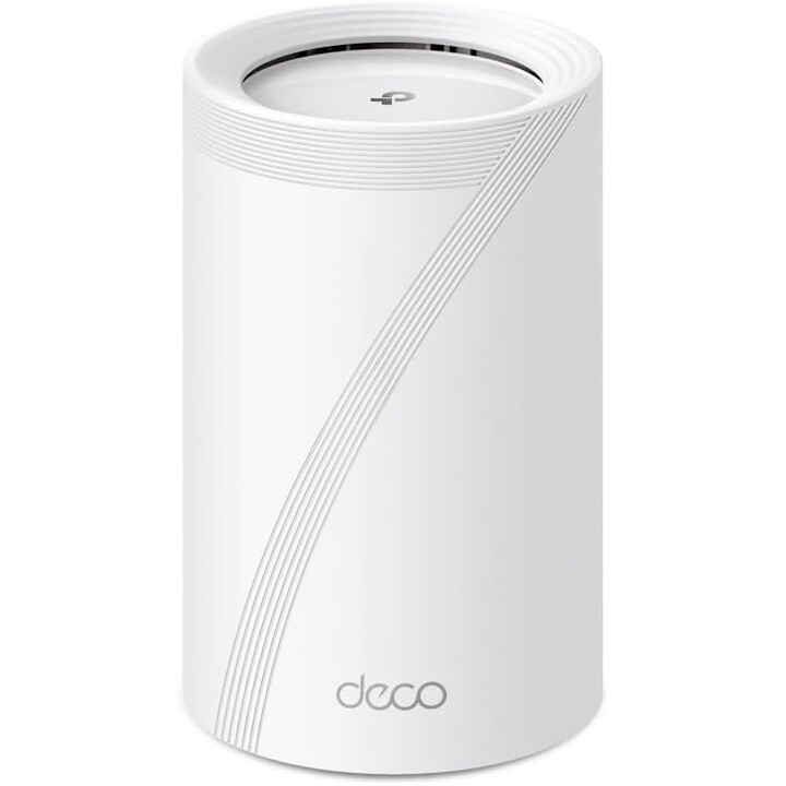 TP-Link WiFi 7 Deco BE65 Router Mesh WiFi, BE 9214Mbps Tri-Band, Canales de 320 MHz, Puerto Ethernet de 2,5 Gbps