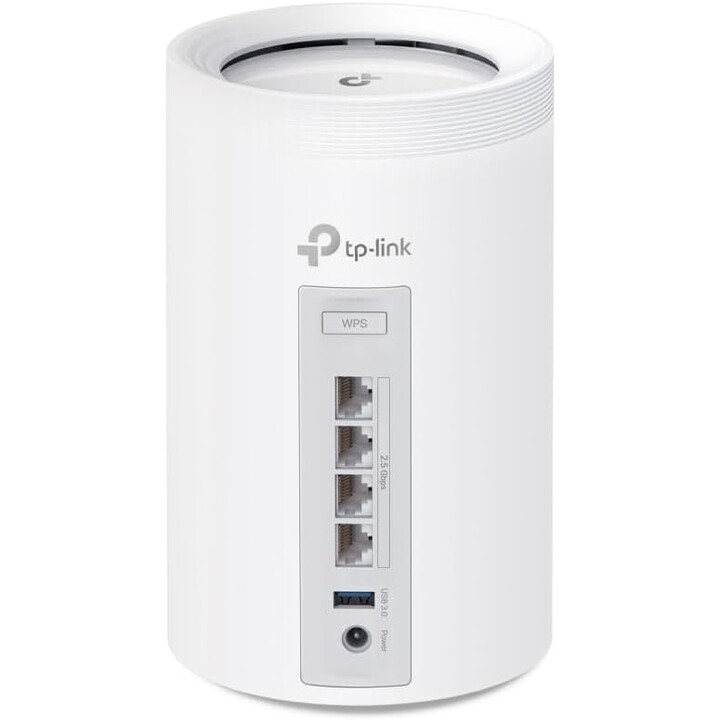 TP-Link WiFi 7 Deco BE65 Router Mesh WiFi, BE 9214Mbps Tri-Band, Canales de 320 MHz, Puerto Ethernet de 2,5 Gbps