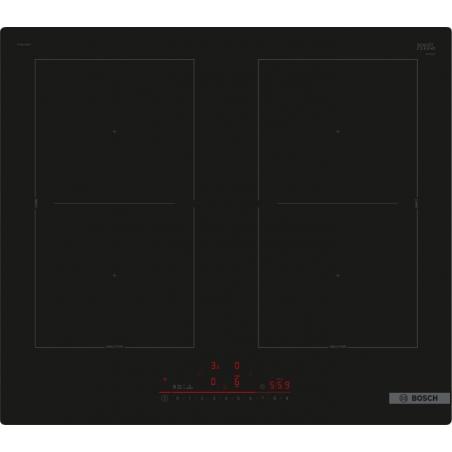 Placa de Inducción Bosch PVQ61RHB1E 4 Zonas 60cm Negro