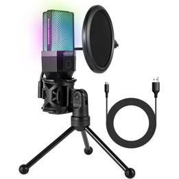 Microfono Woxter MIc Studio 65 RGB/USB 2.0