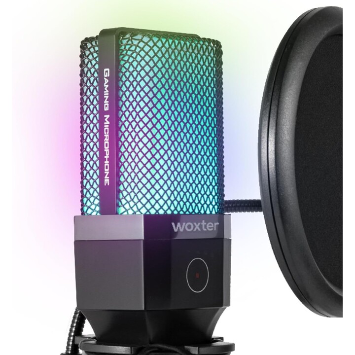 Microfone Woxter MIc Studio 65 RGB/USB 2.0