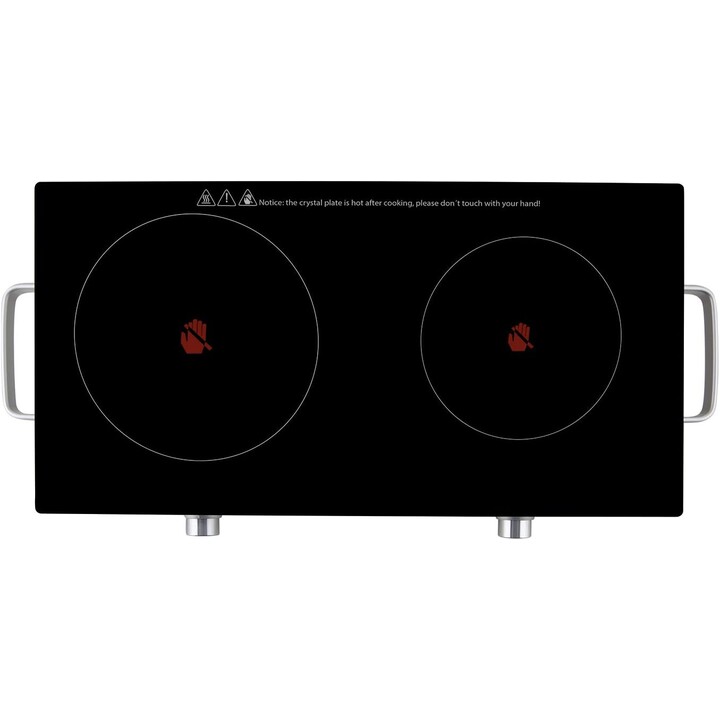 Orbegozo PCE6000 Ceramic Hob/ 2 Zones 1800W Silver