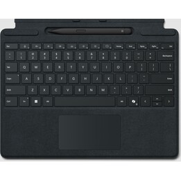 Microsoft Surface Pro 8/9/10 Type Cover Signature Copilot Schwarz + Slim Pen 2