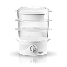 Vaporizzatore Adler AD 633 3 cestello(i) Bianco Indipendente 800 W