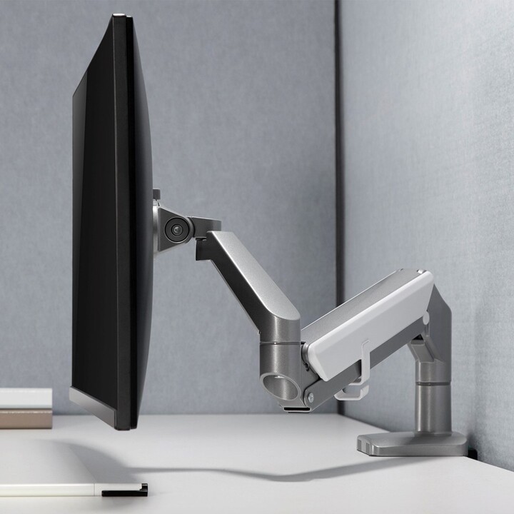 Soporte de escritorio Ergo Office gris, con muelle, 17"-32", 9 kg, ER-405G