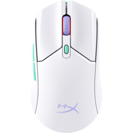HP Hyperx Pulsefire Haste 2 Core Wireless: Gaming-Maus (weiß/grün/lila)