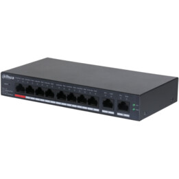 Dahua Technology Dh-cs4010-8et-110 Managed Switch L2 Fast Ethernet (10/100) Power Over Ethernet (poe) Black