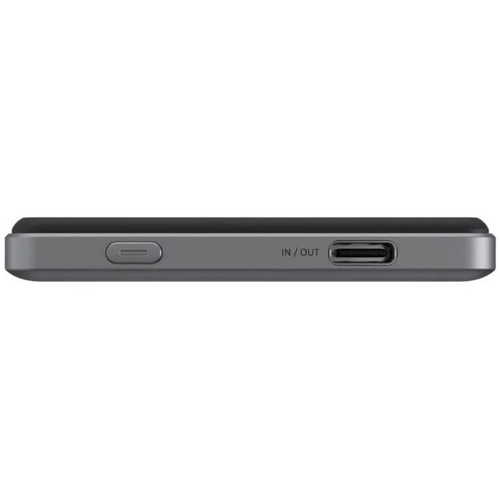 Adam batterie externe magnétique 5 000 mah ultra fine gris