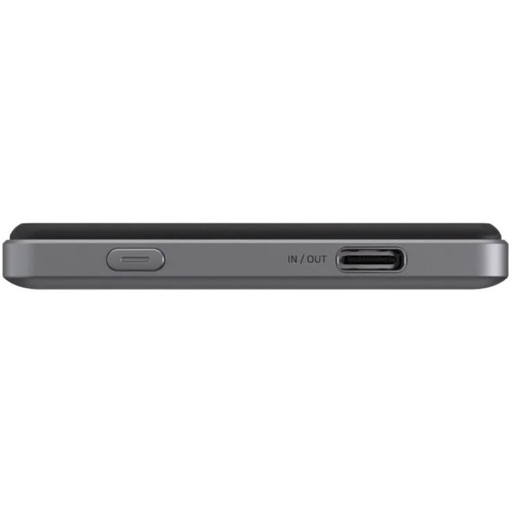 Bateria externa adam magnetica 5.000mah ultra fina gris