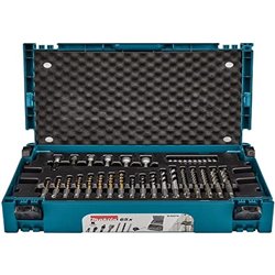 Drill and bit set 65 pcs, Makita B-69478 makpac case