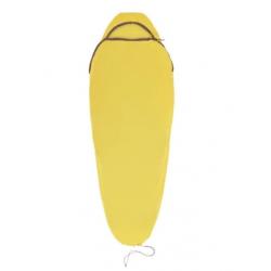 Sea To Summit Reactor Sleeping Bag Liner - Momia con cordón de ajuste - compacto - amarillo