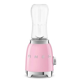 Frullatore in vetro Smeg stile anni 50 rosa pbf01pkeu