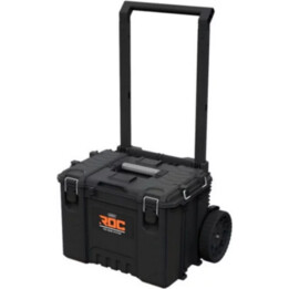 Keter Roc Pro Gear 2.0 set di 3 cassette portautensili per lo stoccaggio di livello professionale, nero