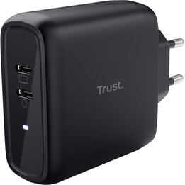 Cargador de Pared Trust Maxo 65W 2P/ 2xUSB Tipo-C/ 65W