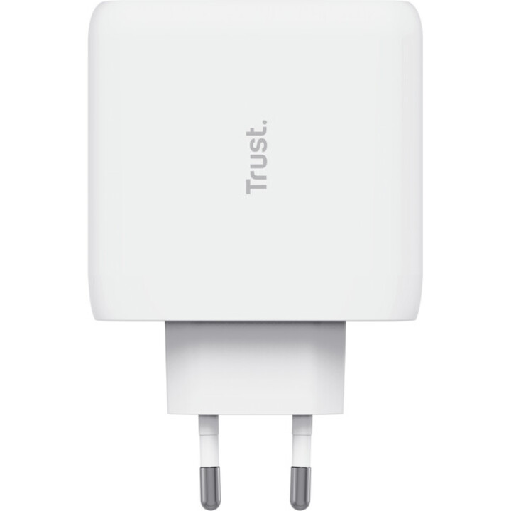 Trust Maxo 2xUSB Chargeur mural USB-C double 65W Blanc