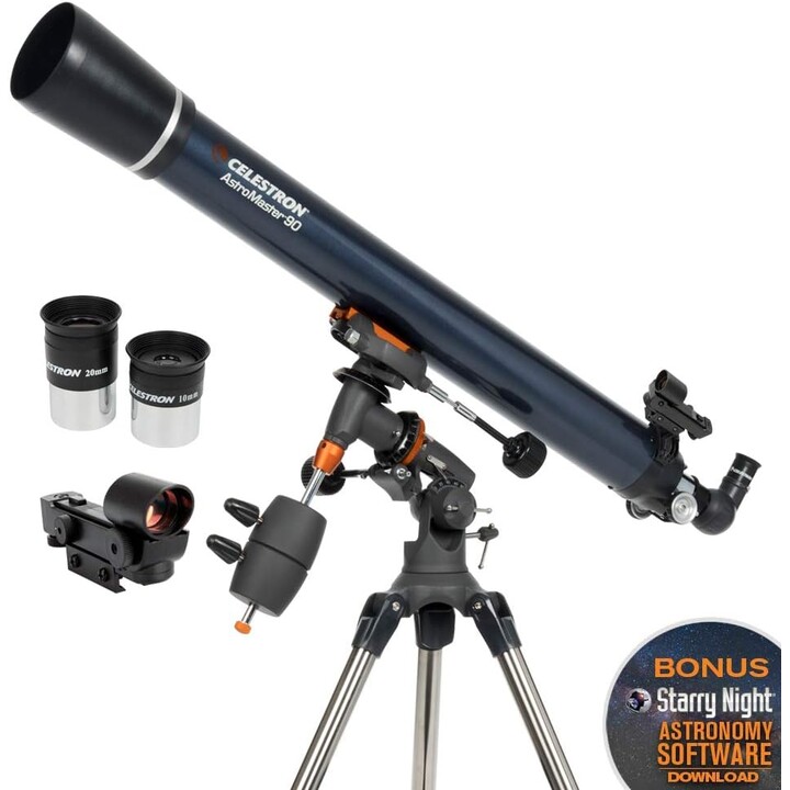 Télescope Celestron AstroMaster 90EQ