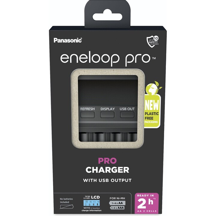 Panasonic | ENELOOP Pro BQ-CC65E | Chargeur de batterie | AA/AAA