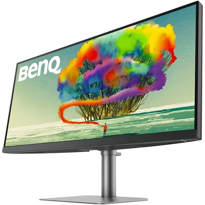 BenQ PD3420Q Designer Monitor AQCOLOR Technology, 34 inch, 21:9 Ultrawide, WQHD 1440P, P3 Wide Color, USB-C 65W