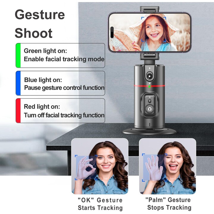 Palo Selfie C05 con trípode extensible hasta 2,05 metros para smartphones y cámaras con control remoto