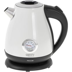 Camry | Kettle with a thermometer | CR 1344 | Electric | 2200 W | 1.7 L | Stainless steel | 360° rotational base | White