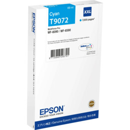 Epson C13T90724N Original Cyan Tintenpatrone mit hoher Reichweite
