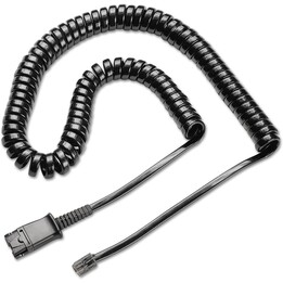 Plantronics 26716-01 U10 Poly M22 to QD Cable Black