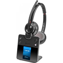 Poly Savi 8420 Casque de bureau supra-auriculaire DECT/Bluetooth Wireless Réduction active du bruit Noir