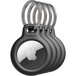 Belkin AirTag Case with Key Ring 4-pack Black