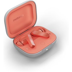 Headphones Motorola Moto Buds Peach Pink