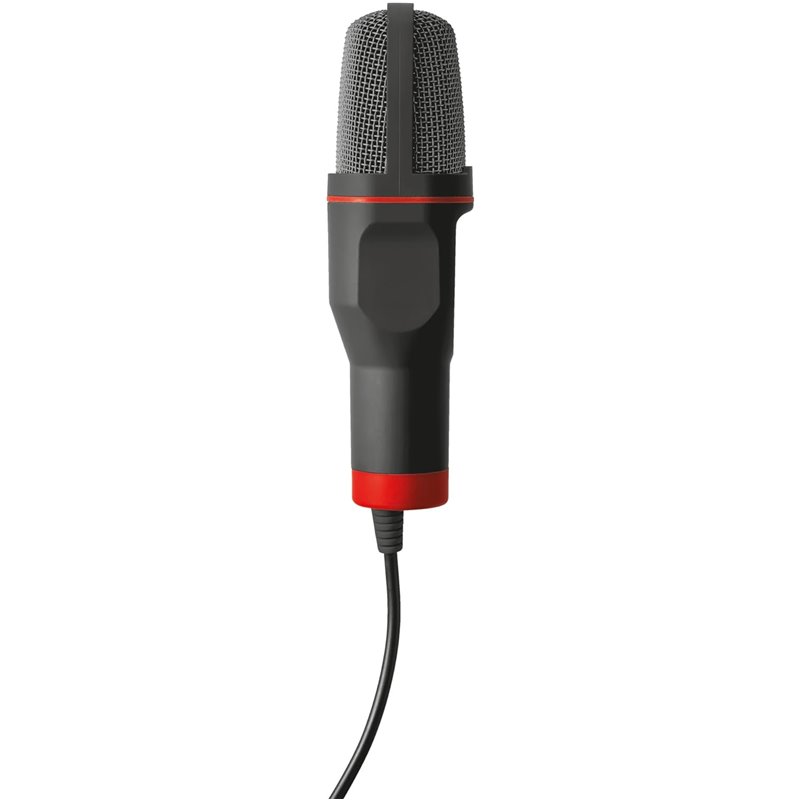 Trust gxt 212 noir, rouge microphone de pc
