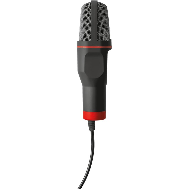 Trust GXT 212 Preto, Vermelho Microfone para PC