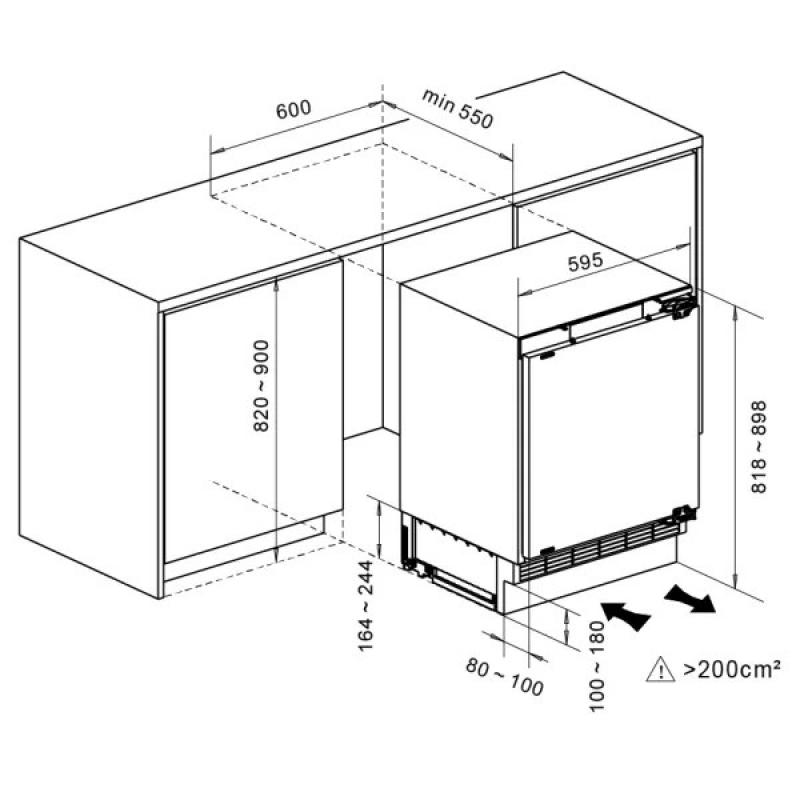 FRIGORÍFICO EMPOTRADO MPM-116-CJI-17/E BLANCO