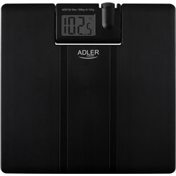Adler bathroom scale with AD 8182 projector Precision 100 g Black