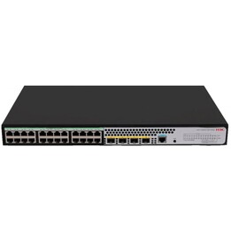 Comutador Ethernet H3c S1850v2-28X-HPWR L2 com 24*10/100/1000base-T