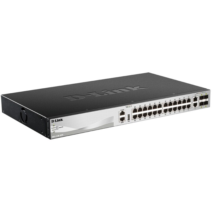 D-Link DGS-3130-30TS/E Gestionado Switch L3 Gigabit Ethernet (10/100/1000) Gris